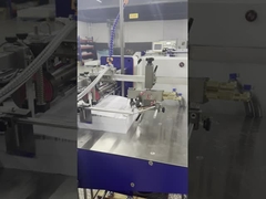 Machine de pliage de dépliants de papier commercial avec machine d'étiquetage pour usine d'impression