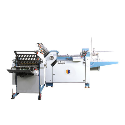 La machine croisée de pliage de papier du pli A4 avec la boucle 8 plaquent non la preuve d'usage de dérapage