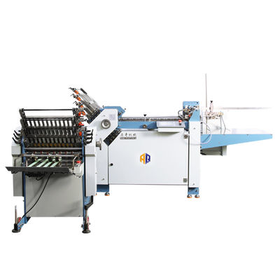 machine résistante de pliage du papier 380V A3 avec la roue d'aspiration de trois trous