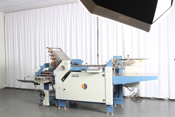 Machine A4 se pliante de papier à grande vitesse avec le dossier de plat et de couteau de 12 boucles