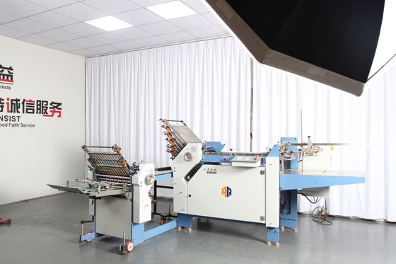 Machine manuelle de pliage du papier avec dossier de brochure à pliage croisé pour l'impression