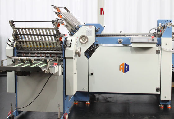 La vitesse conduisant la croix plient la machine se pliante de papier avec le plat de boucle de la largeur 6 de 480mm