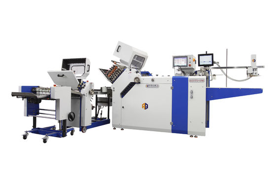 Machine à plier le papier à grande vitesse 70*120mm 300gm Pour les dépliants
