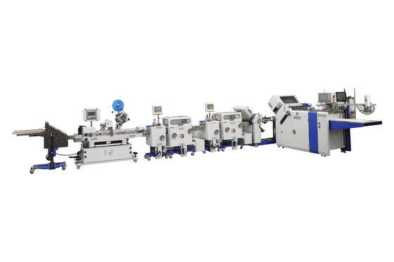 Machine pharmaceutique à grande vitesse 600mm de pliage de tract avec marquer 600TS/480TS