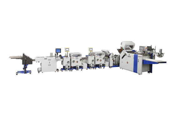 4.2KW Machine de pliage de dépliants pharmaceutiques grand format avec ceinture de conduite 300gm
