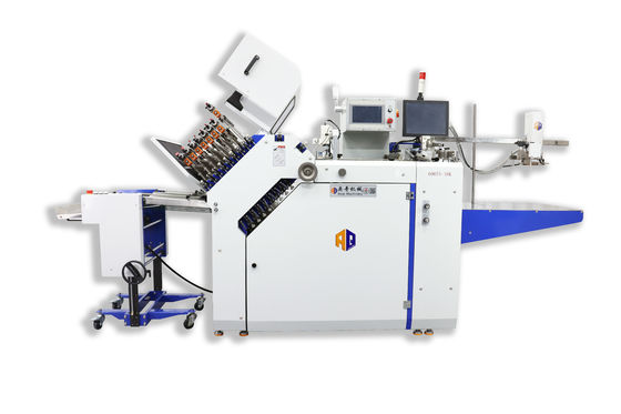 Machine à plier du papier de dépliant pharmaceutique de 600 mm de large avec inspection par caméra CCD