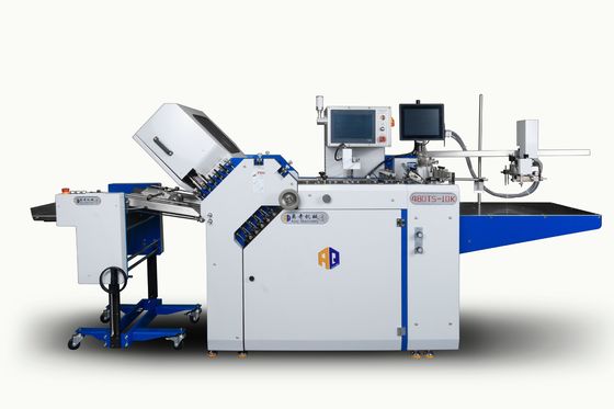 Machine de pliage de papier grand format entièrement automatique pour dépliants pharmaceutiques