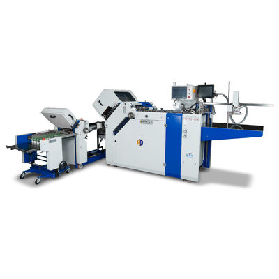 Machine à plier du papier à bande de grand format pour le dossier de papier de dépliant pharmaceutique
