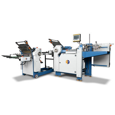 Machine de pliage automatique de papier pliable en croisement PLC