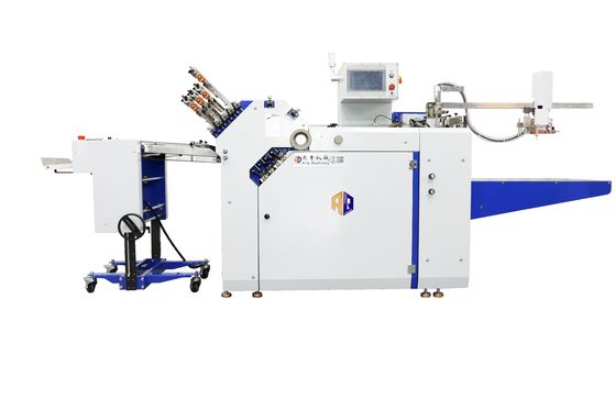 Machine à plier du papier avec alimentation en pile Zigzag automatique pour dépliant pharmaceutique