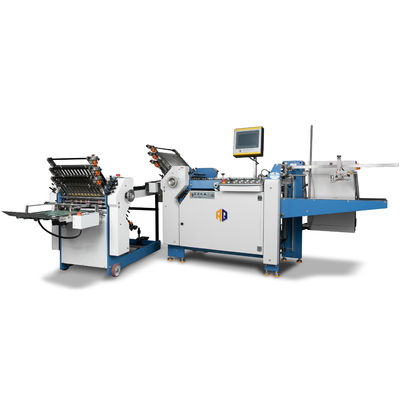 Machine de pliage de papier à pliage croisé pour l'insertion commerciale