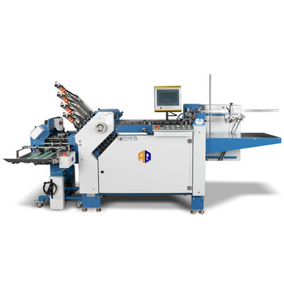 Machine à plier du papier à bande passante avec alarme de blocage de papier pour l'industrie de l'impression