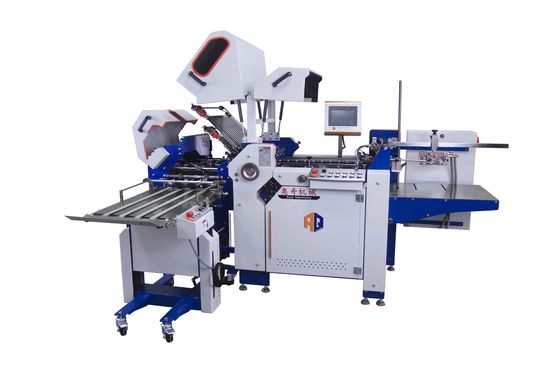 Machine à plier le papier commercial entièrement automatique pour le dossier de papier triplié