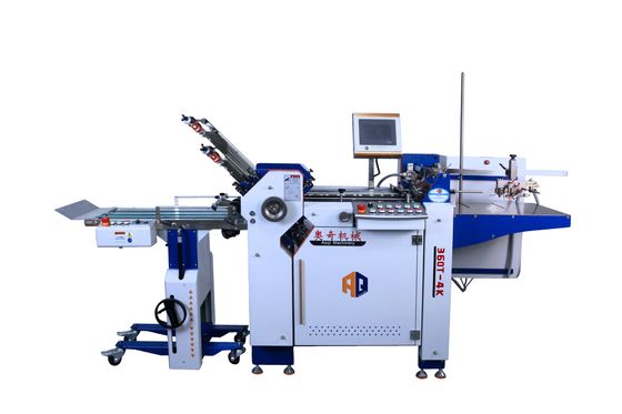 4 machine se pliante de papier du plat A4 de boucle automatique pour l'industrie de l'imprimerie