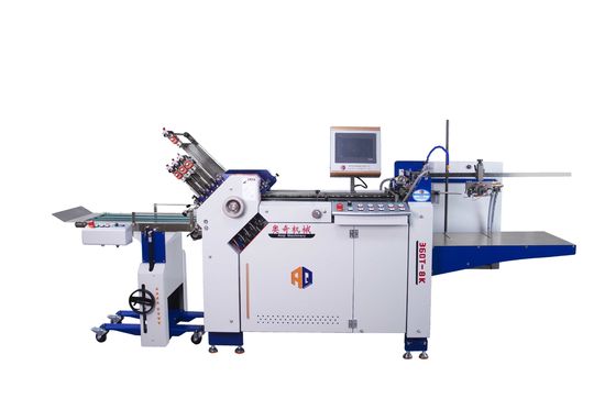 Machine automatique à grande vitesse de pliage du papier A4 avec l'alimentation à l'étable de largeur de 360mm