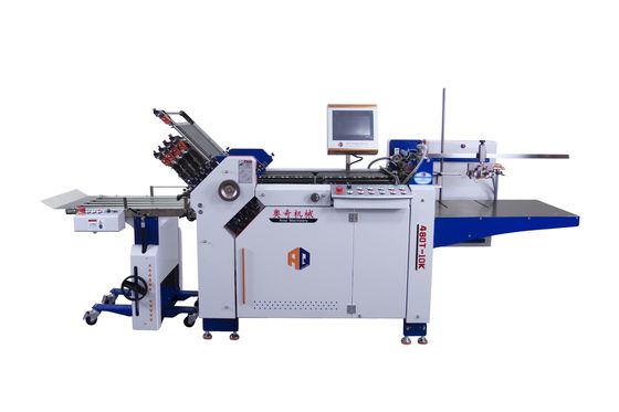 10 Machine automatique de pliage de papier à plaque à boucle pour dépliants pharmaceutiques