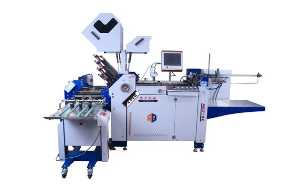Machine à plier des dépliants de papier à grande vitesse avec machine à plier des brochures