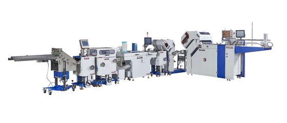 AOQI Largeur silencieuse 600 mm Machine de pliage pharmaceutique pour les inserts pharmaceutiques pliés Système d'extérieur pharmaceutique