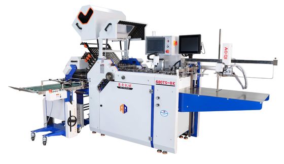 Machine à plier du papier industriel de 480 mm avec dossier de couteau croisé pour livret plié